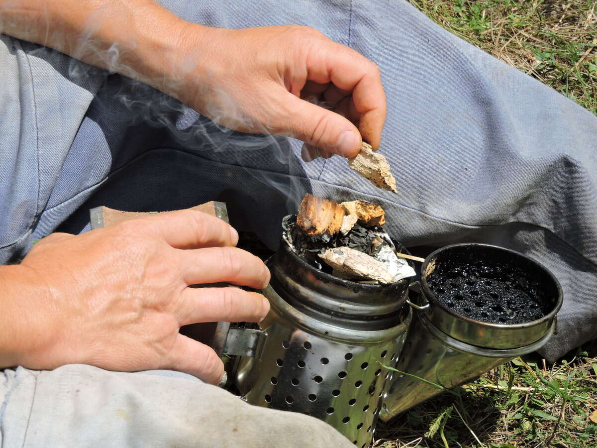 Careful preparation of a smoker Careful preparation of smoker